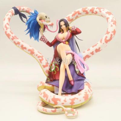 Sea thief POP Snake female emperor hand made nine snakes sitting Boyar Han Kuke oversized model decoration box hand made