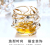 Crystal Glass Gold Whiskey Glass Wine Glass Gold Foil White Wine Glass Shot Glass Household Water Cup Juice Cup Tea Cup