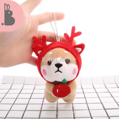 Dress-up Pendant Shiba Inu Plush Pendant Keychain Internet Celebrity Ins Corgi Bag Ornaments Birthday Gift Wholesale