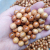Mahogany beads bracelet accessories necklace accessories beads scattered beads DlY