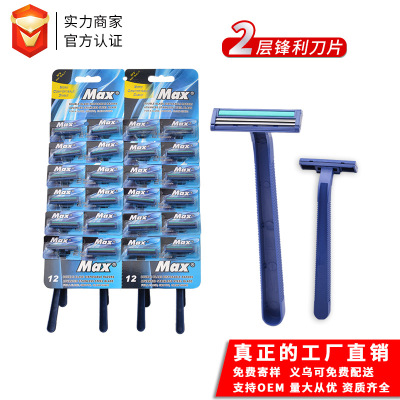 Hairstyle cuts are free to men from MAX manufacturers who sell the disposable hand shavers in stainless steel with two the layers of plastic handle