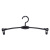 Plastic coat hangers with soft fabric fold heterogeneous rack drying clip clothes hangers