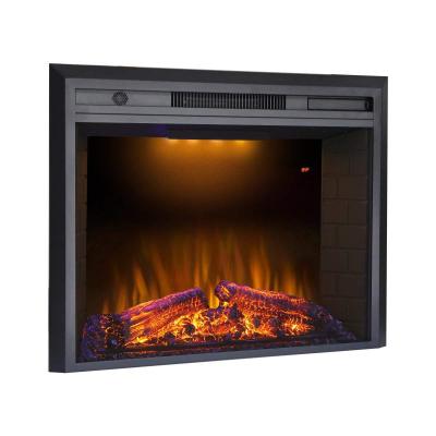 Home fireplace with real fire embedded LED multi-color European emulation electronic fireplace core heater