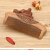 Factory Direct Sales Double-Sided Carving Peach Wooden Comb