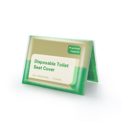 Wholesale biodegradable and flushable Waterproof Disposable paper Toilet Seat Cover for travelling