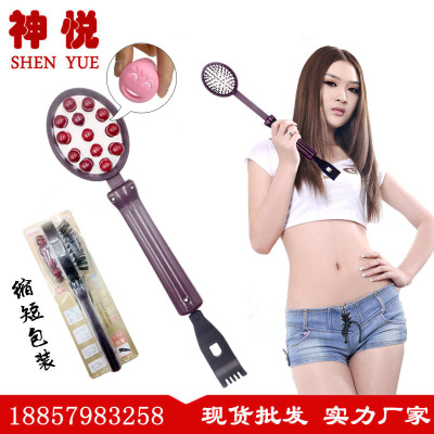 Factory Direct Sales Rosewood Massage Hammer Multifunctional Back Massage Hammer Massager with Scratch an Itch Gifts for the Elderly