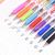 Snow White Quick-Drying Press Gel Pen Multi-Color Student Exam Signature Hand-Painted Key Mark Simple and Fresh Ball Pen