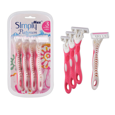 MAX Manufacturer's New Women's three-layer Shaving knife Head Private Private It Hair removal knife