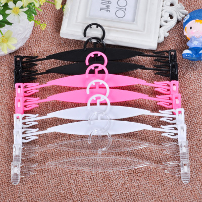 Bra hanger Wholesale underwear hanger high-end underwear hanger black/transparent underwear hanger display