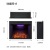 Home fireplace with real fire embedded LED multi-color European emulation electronic fireplace core heater