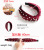 Cross-Border Hot Amazon AliExpress Wish Yibei Gold Velvet Pearl Knotted Hair Hoop Beaded Headband European and American