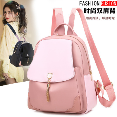 Foreign Trade for the new European and American high-class fashion kitten backpack Pendant Versatile Fashion Travel backpack