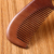 Manufacturers direct natural color Comb Manual production with handle fine teeth hair comb home essential