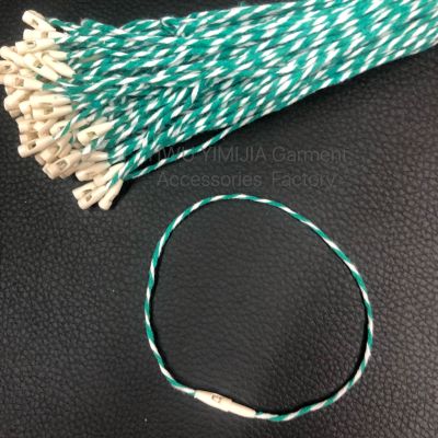 Hot Sale  Lock Bullet Head Seal Hangtag String Plastic Hang Tag String For Garment 