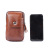 Multi-functional Leather three-layer link mobile phone Fanny Pack new hot-selling cowhand vertical mobile phone bag manufacturers wholesale