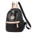 Popular logo Korean Ladies casual high-end bags soft leather backpack