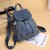 Foreign trade for the new style of students backpack fashion contrast color travel bag bucket rope Ladies hot style bag