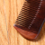 Factory Direct Sales Natural Peach Wood Painted Comb, Unique Design Is Convenient to Carry and Home Supplies