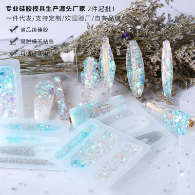 Gloat Diy Crystal Drops of glue Hairpin Mold handmade Headdress flower hairpin Pendant