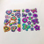 2020 New Children's Stickers Butterfly Love Girl and Other Dazzling Color 3D Creative Decorative Stickers