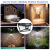 Amazon solar Sensor Wall lamp 68LED home outdoor waterproof garden lamp
