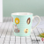 7254 Animal Pattern Decoration Multi-Color Large Capacity Ceramic Mug Coffee Cup Breakfast Cup Afternoon Tea Cup