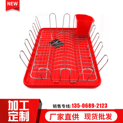 Manufacturers wholesale large-capacity Dish rack kitchen Arrangement storage racks were used to administer the modern simple Asphalt bowl rack