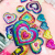 2020 New Children's Stickers Butterfly Love Girl and Other Dazzling Color 3D Creative Decorative Stickers