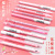 Mingma Pressing Pen Student Black 05 Full Needle Tube Pink Girl Heart Cute Creative Korean Ins Fashion