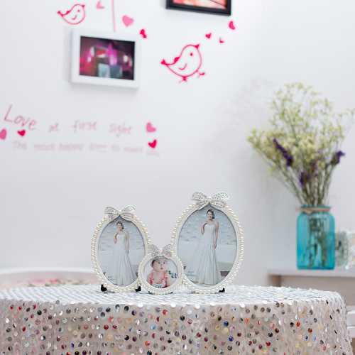 European Style Decoration Frame Oval Photo Frame Creative Retro Oval Picture Frame Wedding Photo Frame 