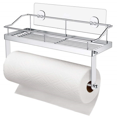 The factory direct sale does not need to punch The kitchen toilet glue stick is stainless steel, multifunctional rack to store The content without mark