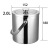 Factory Direct Sales Stainless Steel Double Layer with Lid Red Wine Ice Bucket Portable Champagne Bucket KTV Bar Supplies