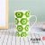 Simple Green Single Ear Ceramic Water Cup Environmental Theme Coffee Cup Household Milk Cup Water Cup