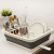 Multi-functional kitchen Storage Bowl rack Kitchen Storage basket Cutlery tray rack Plastic folding Bowl rack