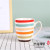 Simple Painted Pattern Mug Large Capacity Home Breakfast Cup Ceramic Water Cup Milk Cup Coffee Cup