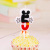 Cute Cartoon Happy Mi Heini Candle 0 to 9 Birthday Cake Smoke-Free Digital Candle New Decoration Craft