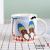 Fashion Colorful Elements Color Matching Ceramic Mug Cartoon Painted Water Cup Teacup Breakfast Coffee Cup Couple's Cups