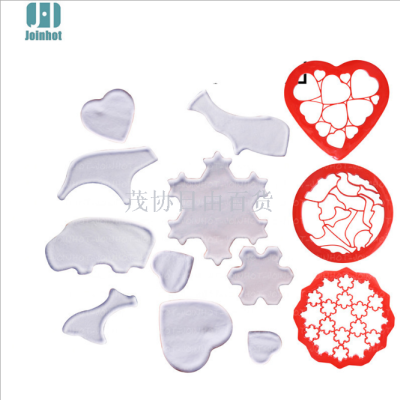 Baking mold multi - biscuit embossing mold at one time can be pressed a number of graphic sugar embossing mold