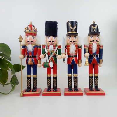 Christmas christmases have taken on a 30-cm Nutcracker Christmas present, hand-painted table christmases, doll Factory Direct sales