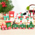 Christmas tree shopwindow scene layout small creative train Presents props