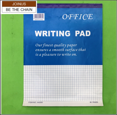 office writing pad A4260, size A4, 60pages, with line AF-2533