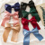 New cross border bow ribbon clip European and American solid color Knot Ladies Hair Spring clip head Accessories