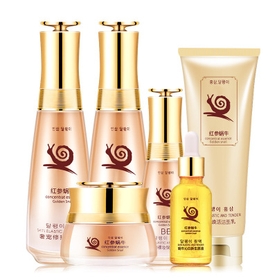 [Combination] Red Ginseng Snail Skin Care Set Facial Cleanser Cream Lotion Toner Eye Cream Essence BB Cream