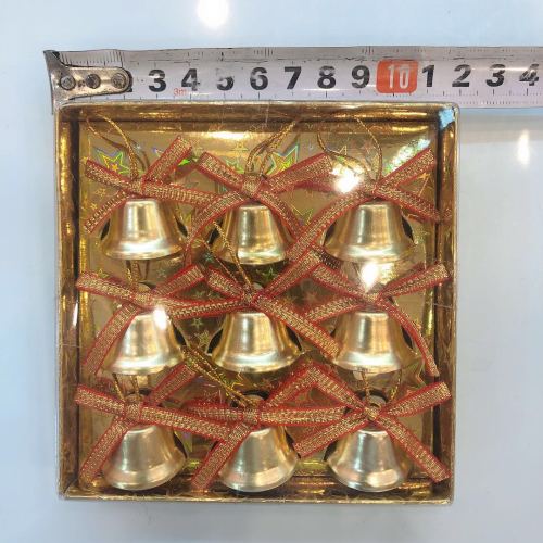 factory christmas jingling bell metal pendant christmas tree pendant holiday decoration gift present christmas decoration