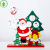 Christmas Wooden music box Presents Santa Claus Snowman Music box Christmas Creative decoration Tabletop