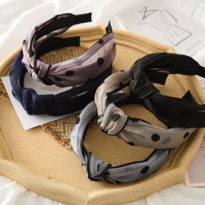 Korean version of the new summer lace little Knot Hair Girl wide version of the bag Edge Headband manufacturers head Accessories