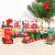 Christmas tree shopwindow scene layout small creative train Presents props