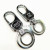 Factory direct selling 9915E double ring key chain Pet chain case chain metal key chain key chain accessories