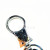 Factory direct selling 9939 double ring key chain pet chain case chain metal key chain key chain accessories