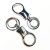 Factory direct selling 9939 double ring key chain pet chain case chain metal key chain key chain accessories